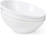 🍽️ elegant porcelain salad serving bowls with angled design – perfect for presenting your favorite dishes logo