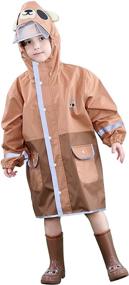 img 4 attached to LIVACASA Rain Piece Coverall Yellow Boys' Clothing in Jackets & Coats