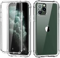 📱 baisrke case cover for iphone 11 pro max: shockproof dual layer protection with built-in screen protector - clear logo