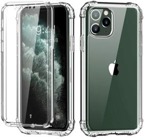 img 4 attached to 📱 BAISRKE Case Cover for iPhone 11 Pro Max: Shockproof Dual Layer Protection with Built-in Screen Protector - Clear