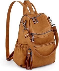 img 4 attached to Versatile UTO Convertible Rucksack: Fashionable Women's Handbags & Wallets for Stylish Backpacks