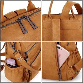 img 2 attached to Versatile UTO Convertible Rucksack: Fashionable Women's Handbags & Wallets for Stylish Backpacks