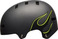 🚲 premium protection for kids: bell block bike helmet - matte titanium ablaze x-small logo