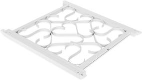 img 3 attached to 🚪 Camco Adjustable Screen Door Deluxe Grille - Enhanced RV Door Screen Protection, Fits 20-32 inches, Complete with Installation Hardware- White (43997)