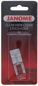 img 2 attached to 🧵 Повысьте точность шитья с помощью ножки Janome CoverPro 1000CP Partial Transparent Foot