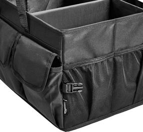 img 2 attached to Amazon Basics Trunk Organizer With Collapsible Design For Cars
