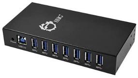 img 4 attached to 🔌 SIIG Industrial USB 3.0 Hub with 7 Ports and 15KV ESD Protection - Ultimate Connectivity for Industrial Applications (ID-US0511-S1)
