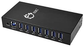 img 3 attached to 🔌 SIIG Industrial USB 3.0 Hub with 7 Ports and 15KV ESD Protection - Ultimate Connectivity for Industrial Applications (ID-US0511-S1)