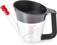 🍲 effortlessly separate fat with oxo good grips 4 cup fat separator logo