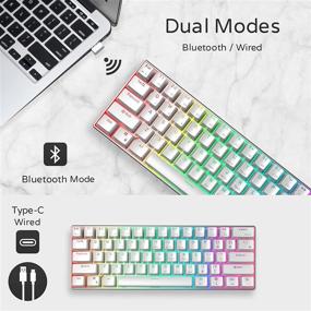 img 2 attached to Mechanical Keyboard Aluminum Wireless Hot Swappable