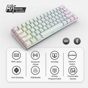 img 3 attached to Mechanical Keyboard Aluminum Wireless Hot Swappable