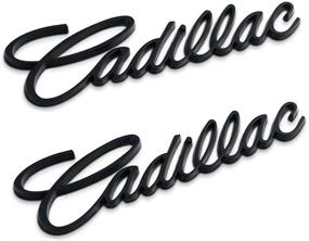 img 4 attached to Cadillac Emblem Fender Labeling Escalade Exterior Accessories