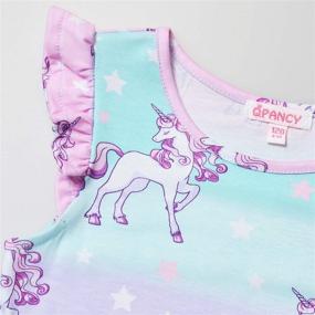 img 2 attached to 🦄 Charm and Color: Girls Unicorn Dresses for a Vibrant Summer Party Look!