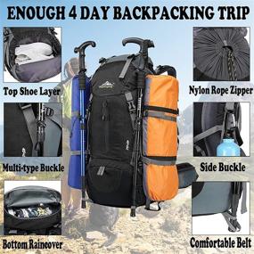 img 1 attached to 🏕️ Mountain Camping Trekking Backpack - Daypack