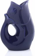 cobalt blue gurgle pot: a stylish and functional addition to your kitchen logo