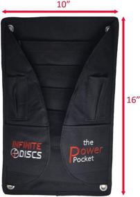 img 3 attached to 🛒 Efficient Power Pocket: Versatile Disc Golf Cart Putter Pouch for Discs and Accessories