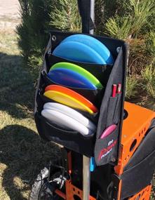 img 2 attached to 🛒 Efficient Power Pocket: Versatile Disc Golf Cart Putter Pouch for Discs and Accessories