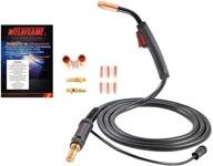 🔥 weldflame 150amp mig welding gun torch stinger - 10ft (3m) replacement for lincoln magnum 100l k530-6 with enhanced seo logo