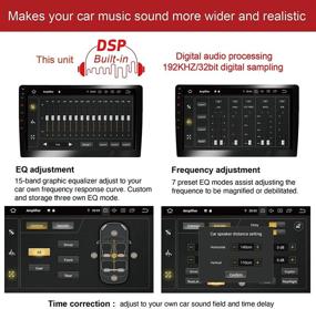 img 3 attached to 🚗 Универсальная автомагнитола 1 Din с поворотным сенсорным экраном 10.1", DSP+, Apple CarPlay, Android Auto, GPS-навигацией, HD1080P, быстрым запуском