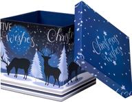 крышка рождественской подарочной коробки wrapaholic логотип