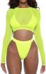 springcmy bathing bikini sleeve see through women's clothing for swimsuits & cover ups logo