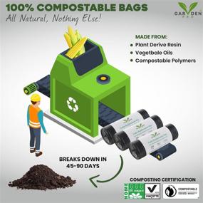 img 1 attached to 🚽 Compostable Camping Toilet Bags - 20 Liners, 8 Gallon Capacity, OK Compost Home Certified, Plastic-Free