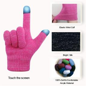 img 3 attached to 🧤 EvridWear Cold Weather Accessories for Boys with Touchscreen Fingers