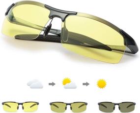 img 4 attached to 🕶️ TJUTR Nighttime Polarized Photochromic Glasses