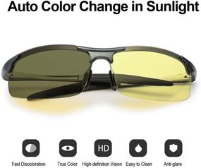 img 2 attached to 🕶️ TJUTR Nighttime Polarized Photochromic Glasses