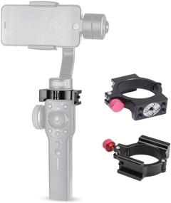 img 4 attached to 🎥 Kuxiu Zhiyun Smooth 4 Ring Clamp: Versatile 4-Ring V2 Cold Shoe Adapter for Rode Microphone, LED Video Light, and More Accessories, Compatible with Smooth 4 Gimbal Stabilizer: Enhance Your Vlogging Experience!