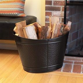 img 1 attached to 🧺 Minuteman International Log Basket: Stylish and Durable in Black