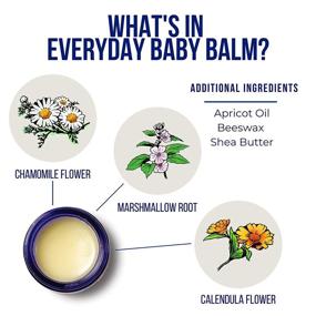 img 1 attached to Motherlove Everyday Baby Balm (2oz) - Plant-Based, All-Natural Moisturizing Herbal Salve with Calming Chamomile - Perfect Essential for Newborns, Infants, & Toddlers - Non-GMO, Organic Herbs, Cruelty-Free