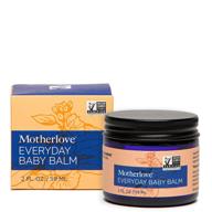 motherlove everyday baby balm (2oz) - plant-based, all-natural moisturizing herbal salve with calming chamomile - perfect essential for newborns, infants, & toddlers - non-gmo, organic herbs, cruelty-free logo