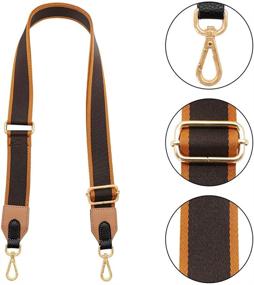 img 2 attached to Stripe Adjustable Purse Strap Handbag for Stylish Women's Top-Handle Bags - Handbags & Wallets Collection