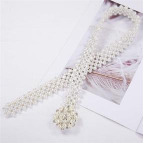 img 1 attached to 💎 Dazzling Wedding Rhinestone Crystal Belts: Must-Have Business Accessories for Women