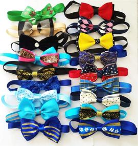 img 1 attached to 🎀 Stylish PET SHOW Small Dog Cats Bow Ties: Perfect Holiday, Wedding, and Party Grooming Accessories for Kitten Puppies