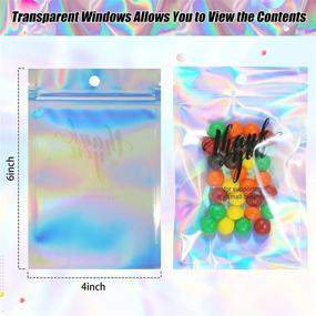 img 3 attached to Holographic Rainbow Resealable Merchandise Handles