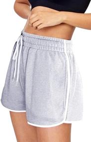 img 3 attached to 🩳 AUTOMET Women's Summer Shorts - Athletic Running, Gym, and Casual Comfy Cotton Sweat Shorts for Workout