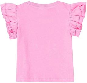 img 1 attached to 👚 A&amp;J DESIGN Heavyweight Ruffle T-Shirts for Baby &amp; Toddler Girls