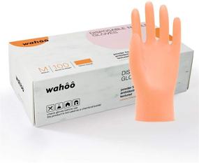 img 4 attached to 🧤 LANON 100 Count Food Grade Disposable Nitrile Gloves with Vitamin E Coating, Fully Textured, Beaded Cuff, 2 mil Thickness, Latex-Free, Small Size