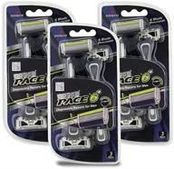 dorco pace 6 plus disposable razors with trimmer - value pack of 9 six-blade razors logo