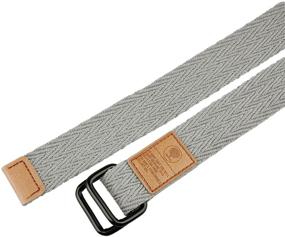 img 2 attached to Moonsix Canvas Military D Ring Buckle Men's Accessories and Belts