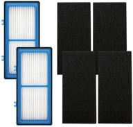 holmes aer1 type total air filter: replacement filter pack - 2 true hepa filters + 4 carbon booster filters логотип