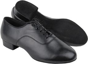 img 3 attached to 🕺 Men's C2503 Ballroom Dance Shoes with a 1-inch Heel by Very Fine