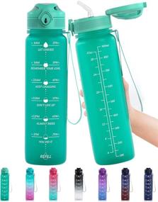 img 4 attached to Lunidry Motivational BPA Free Leakproof Lockable