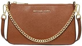 img 1 attached to Michael Kors Medium Leather Crossbody Women's Handbags & Wallets in Crossbody Bags