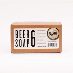 img 2 attached to 🍺 Craft Beer Lover's Dream: All Natural 6-Pack of USA-Made Beer Soap - Exquisite Fragrance Included! Ideal Gift Set for Beer Aficionados, Gentlemen, Man Caves, and Drinking Enthusiasts