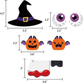 img 1 attached to 8PCS Halloween Head Boppers Headbands