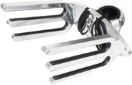 🏄 x-haibei wakeboard rack for tower boat - polished aluminum rack for tubing sizes 2 1/4-2 1/2 inches logo