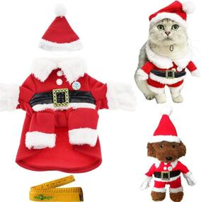 img 3 attached to Christmas Costume Santa Claus Clothes